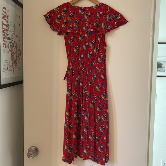 Floral Anthropologie Dress - Picture 4 of 7
